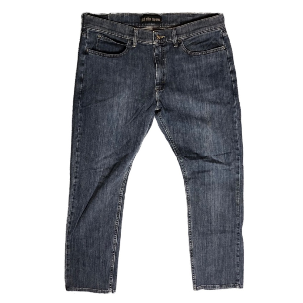 Lee Dungarees Mens Denim Slim Tapered Jeans Size 36 X 30 5 Pocket Jeans